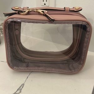 Mauve Calpack Mini Clear Coametic Case